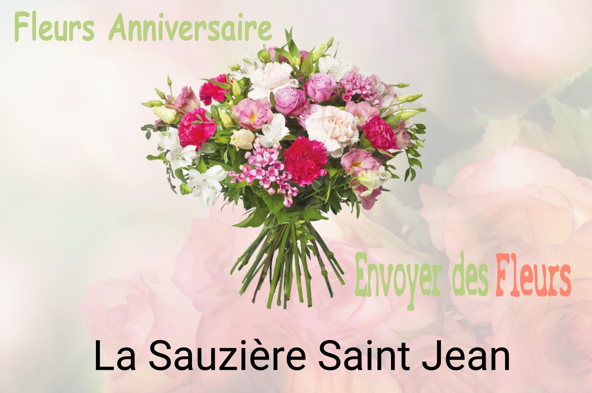 Bouquet de fleurs d’anniversaire livré à La Sauzière-Saint-Jean