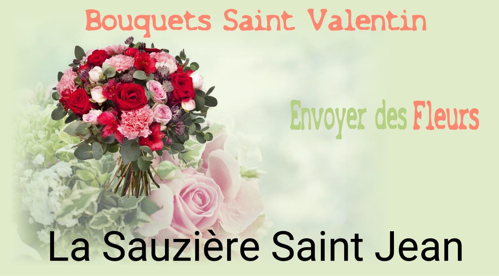 Roses de Saint-Valentin livrées à La Sauzière-Saint-Jean